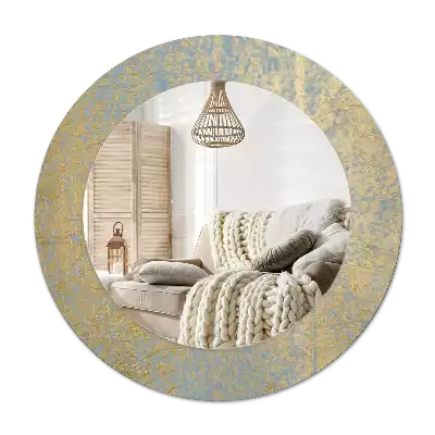 Oglindă rotundă imprimată Model loft