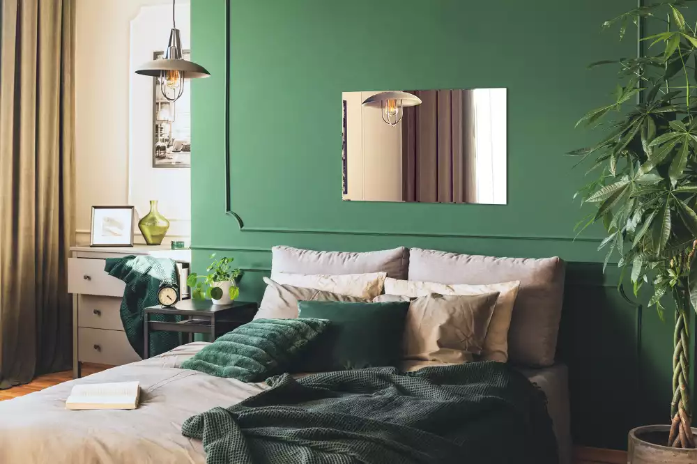 Oglindă dreptunghiulară modernă fără rame