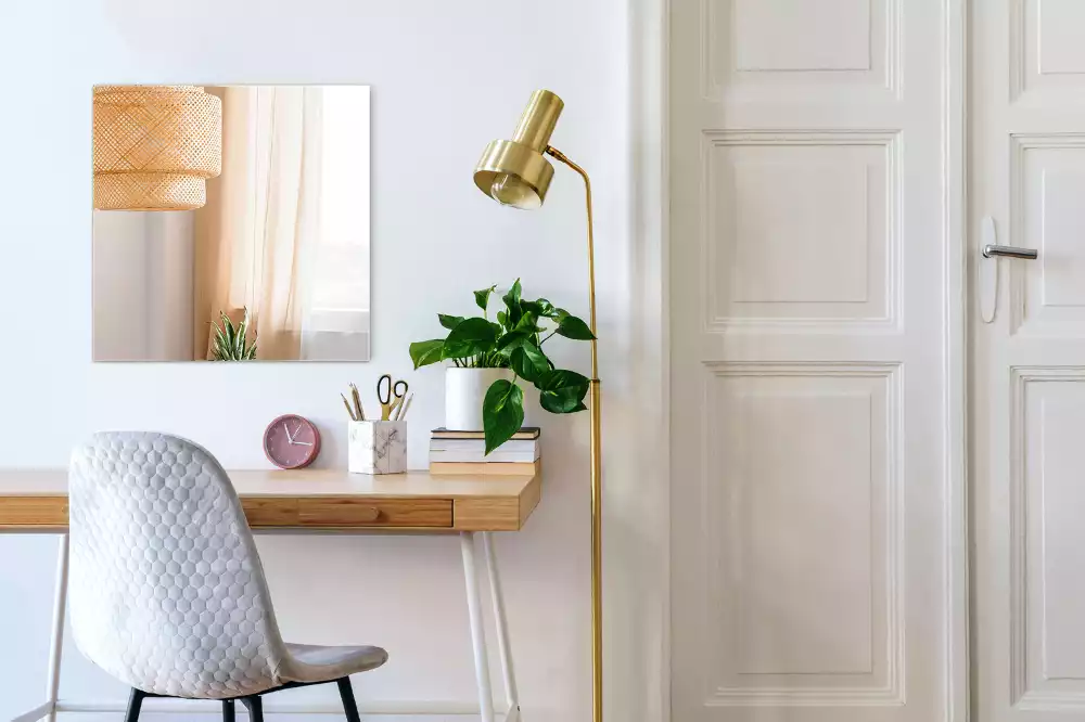 Oglindă dreptunghiulară modernă fără rame