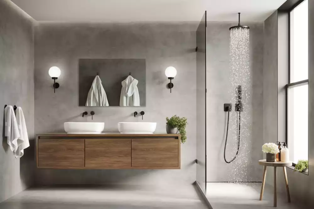 Oglindă dreptunghiulară modernă fără rame