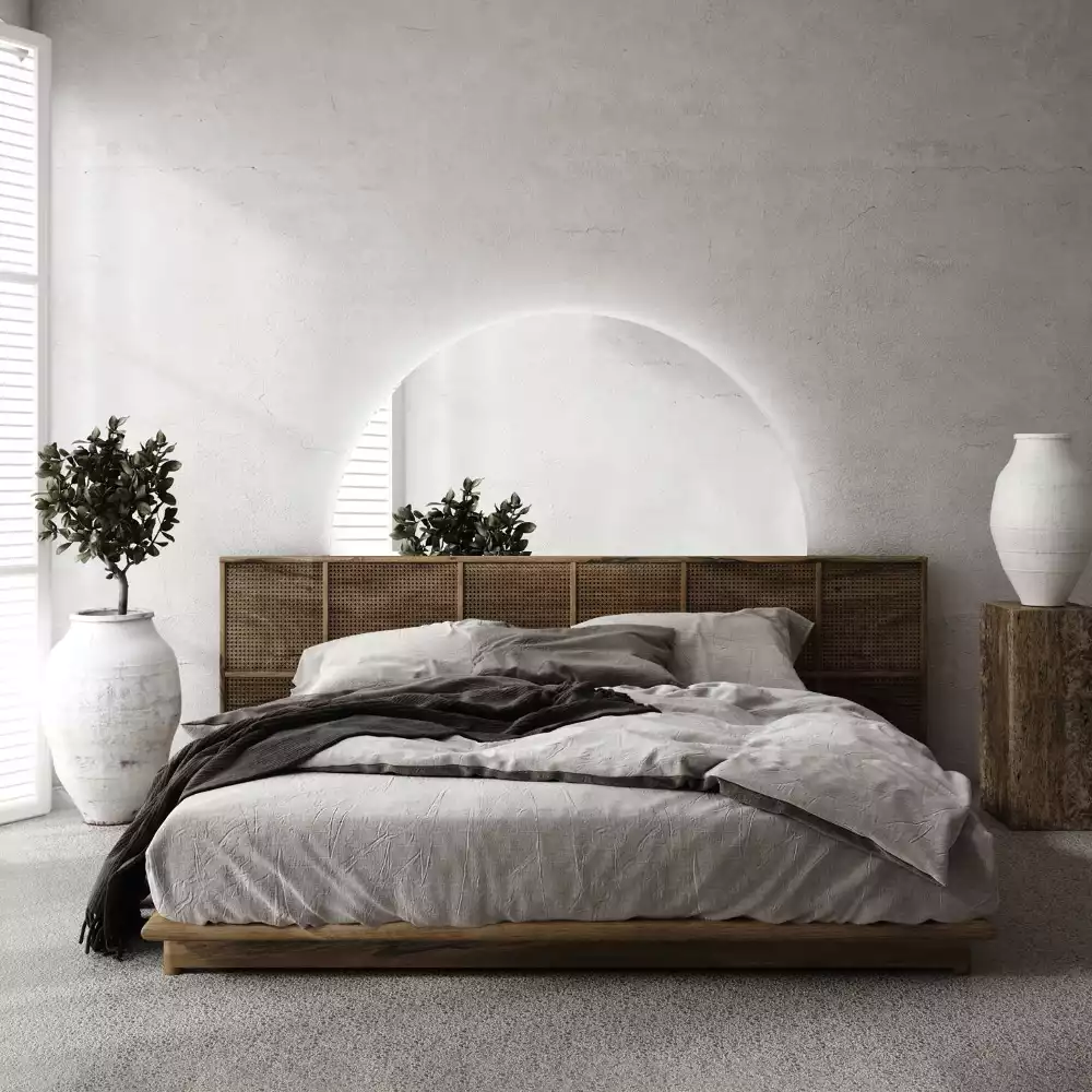 Oglindă semicirculară cu LED accesoriu stilat