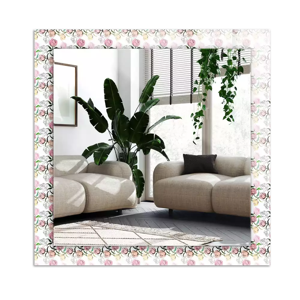 Decorațiuni de perete cu oglinzi Model floral