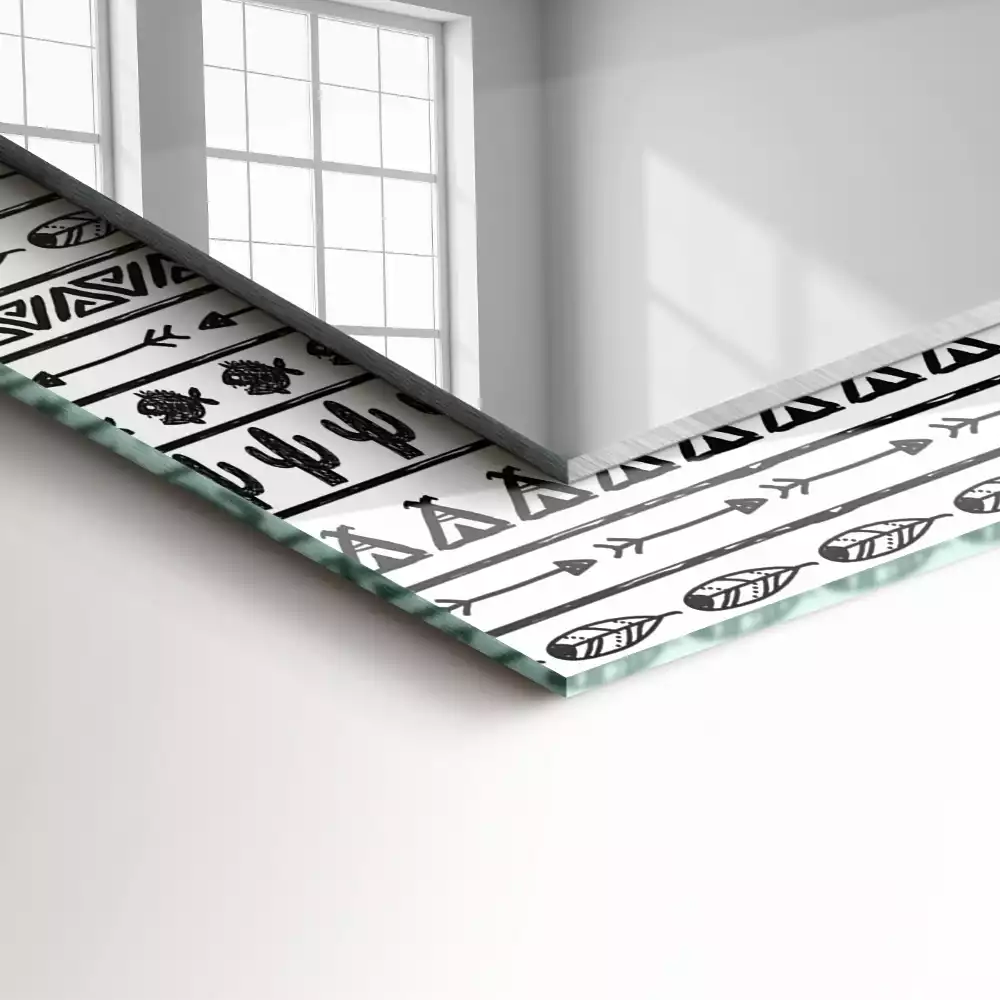 Oglindă imprimată Cactuși săgeți tipi