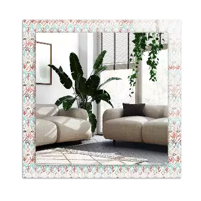 Decorațiuni de perete cu oglinzi Model geometric colorat