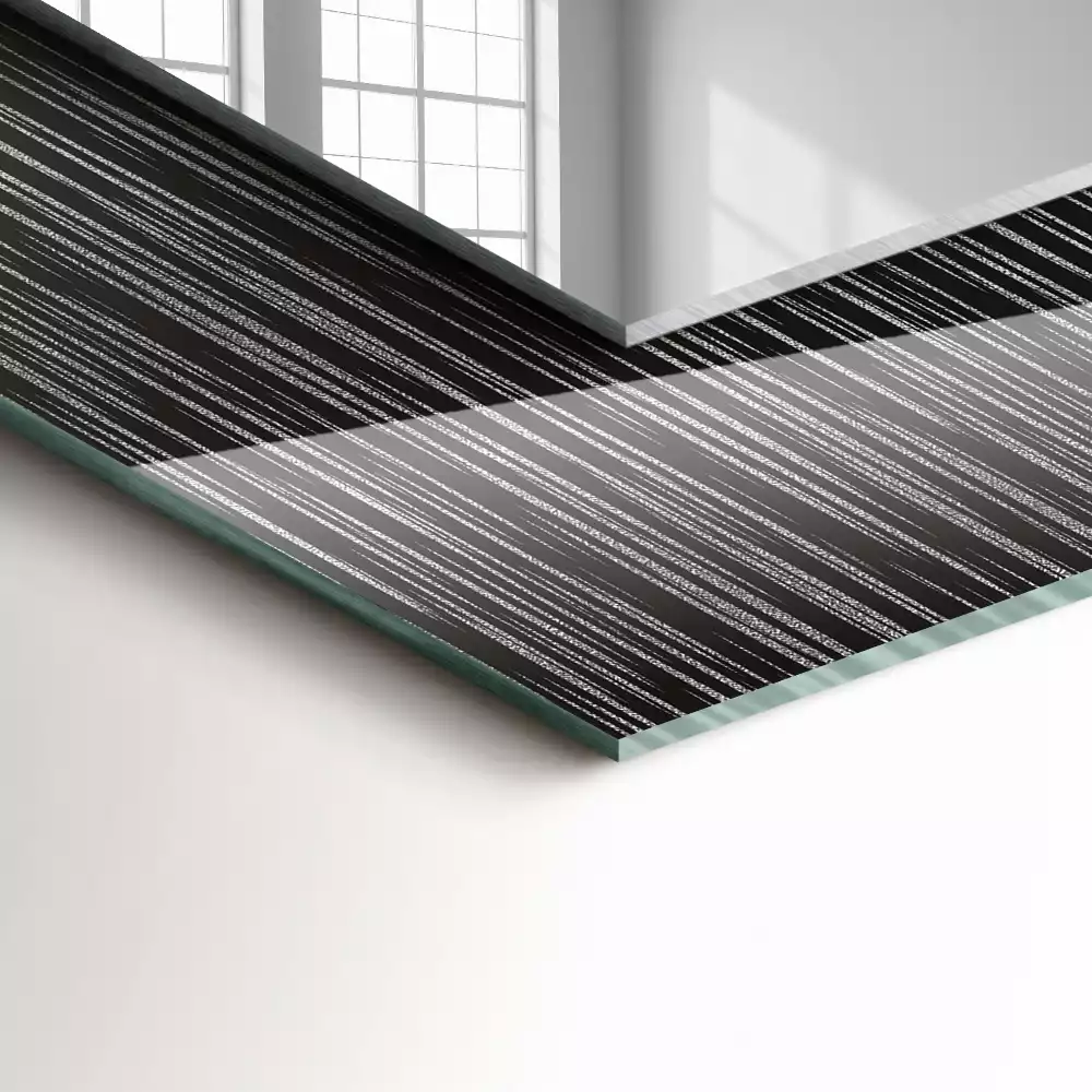 Oglindă imprimată Linii moderne