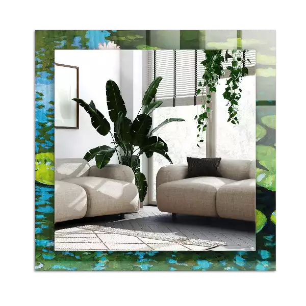 Decorațiuni de perete cu oglinzi Nufări iaz