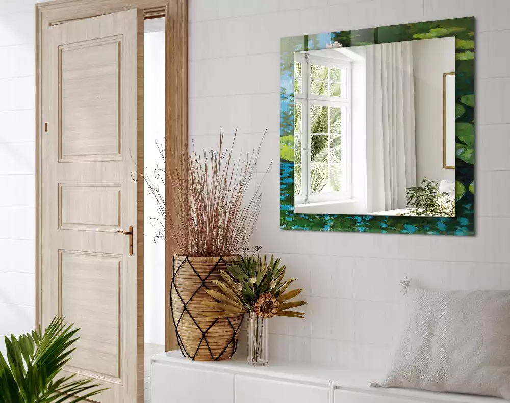 Decorațiuni de perete cu oglinzi Nufări iaz