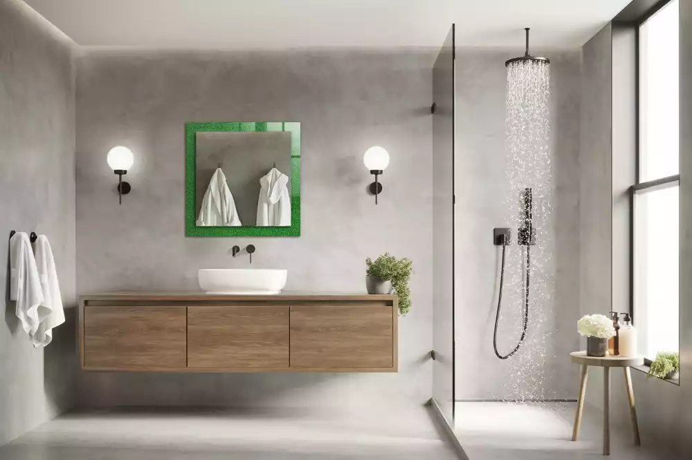 Oglindă imprimată Iarbă verde