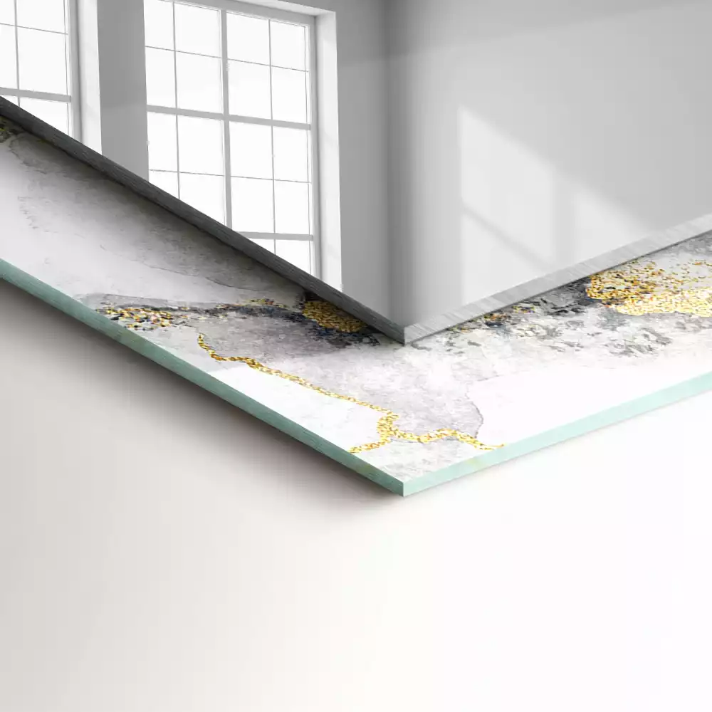 Decorațiuni de perete cu oglinzi Marmură vinișoare abstracție