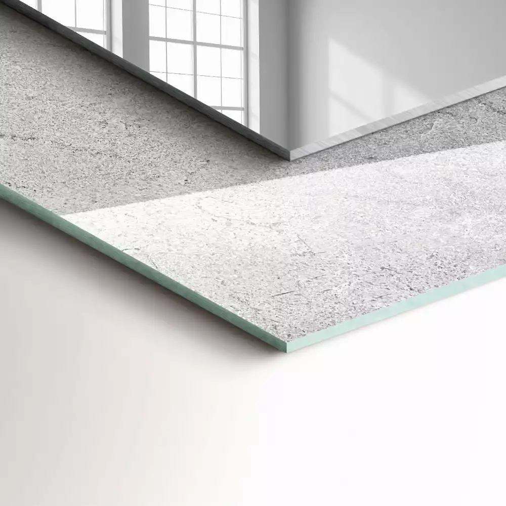 Decorațiuni perete cu oglindă Suprafață de beton crăpată