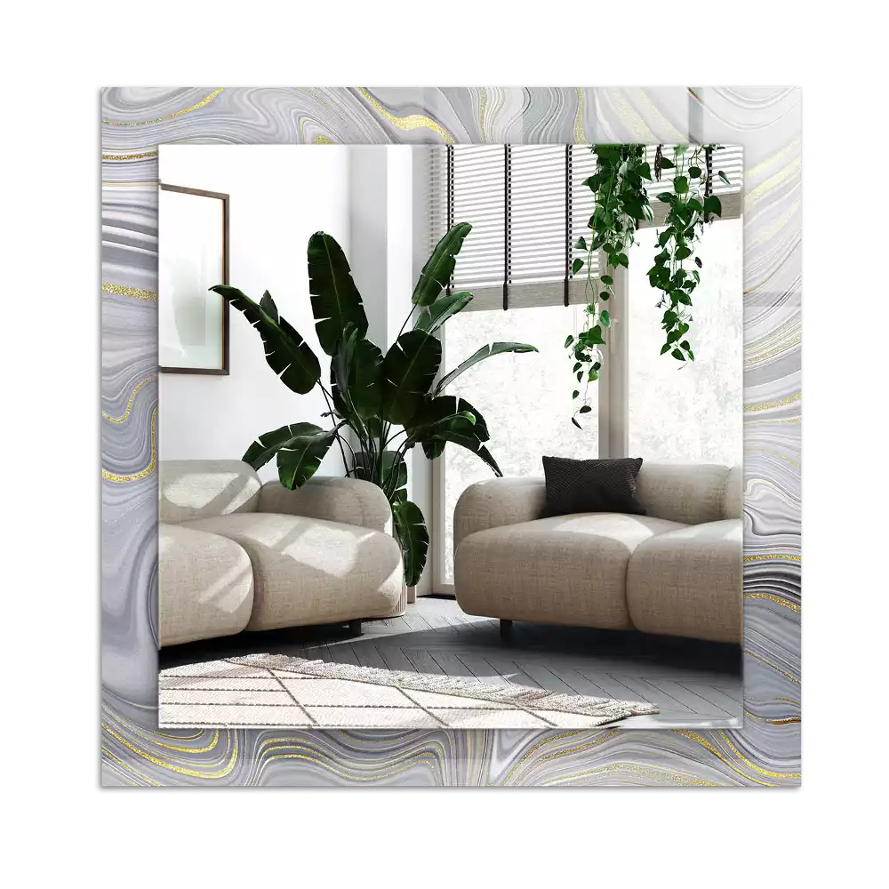 Decorațiuni de perete cu oglinzi Modele abstracte de marmură