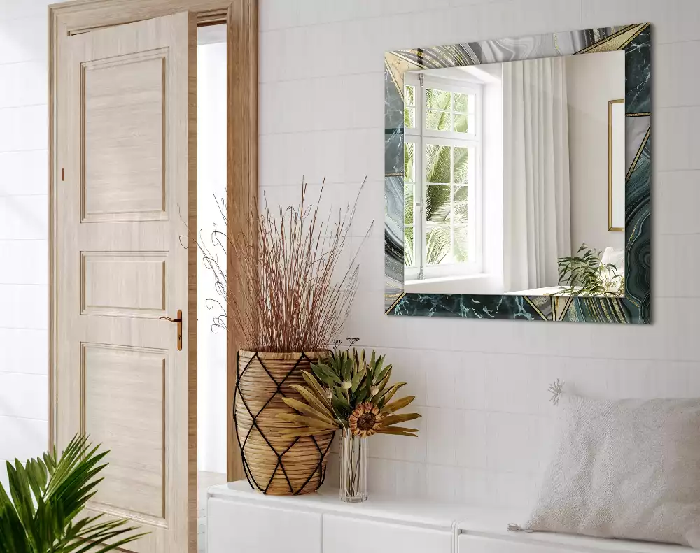 Decorațiuni de perete cu oglinzi Modele geometrice abstracte