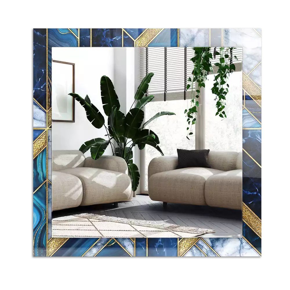 Decorațiuni perete cu oglindă Mozaic geometric abstract
