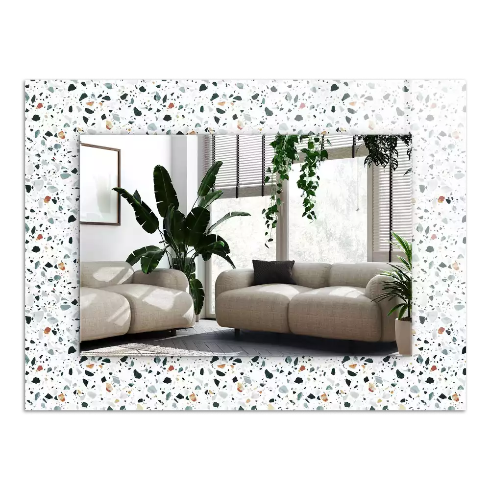 Decorațiuni de perete cu oglinzi Model terrazzo mozaic