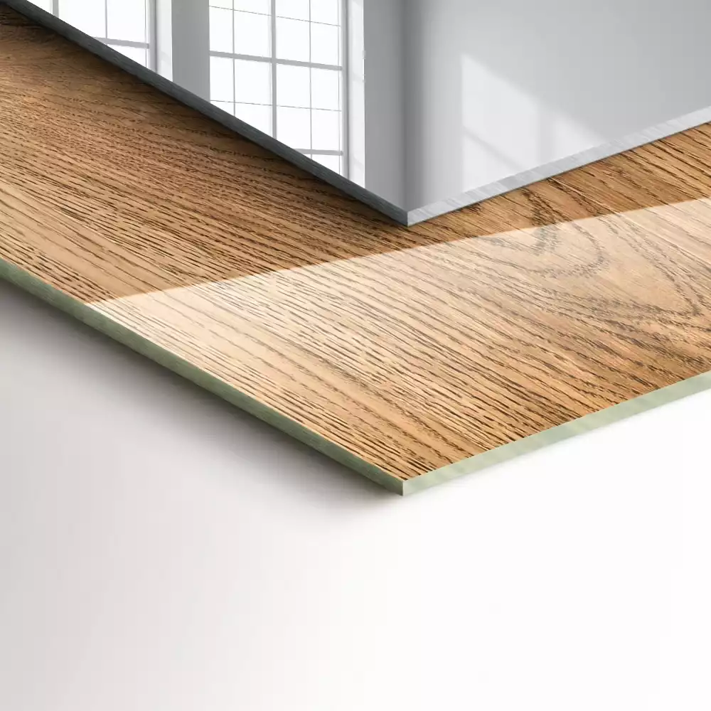 Oglindă imprimată Textură de lemn