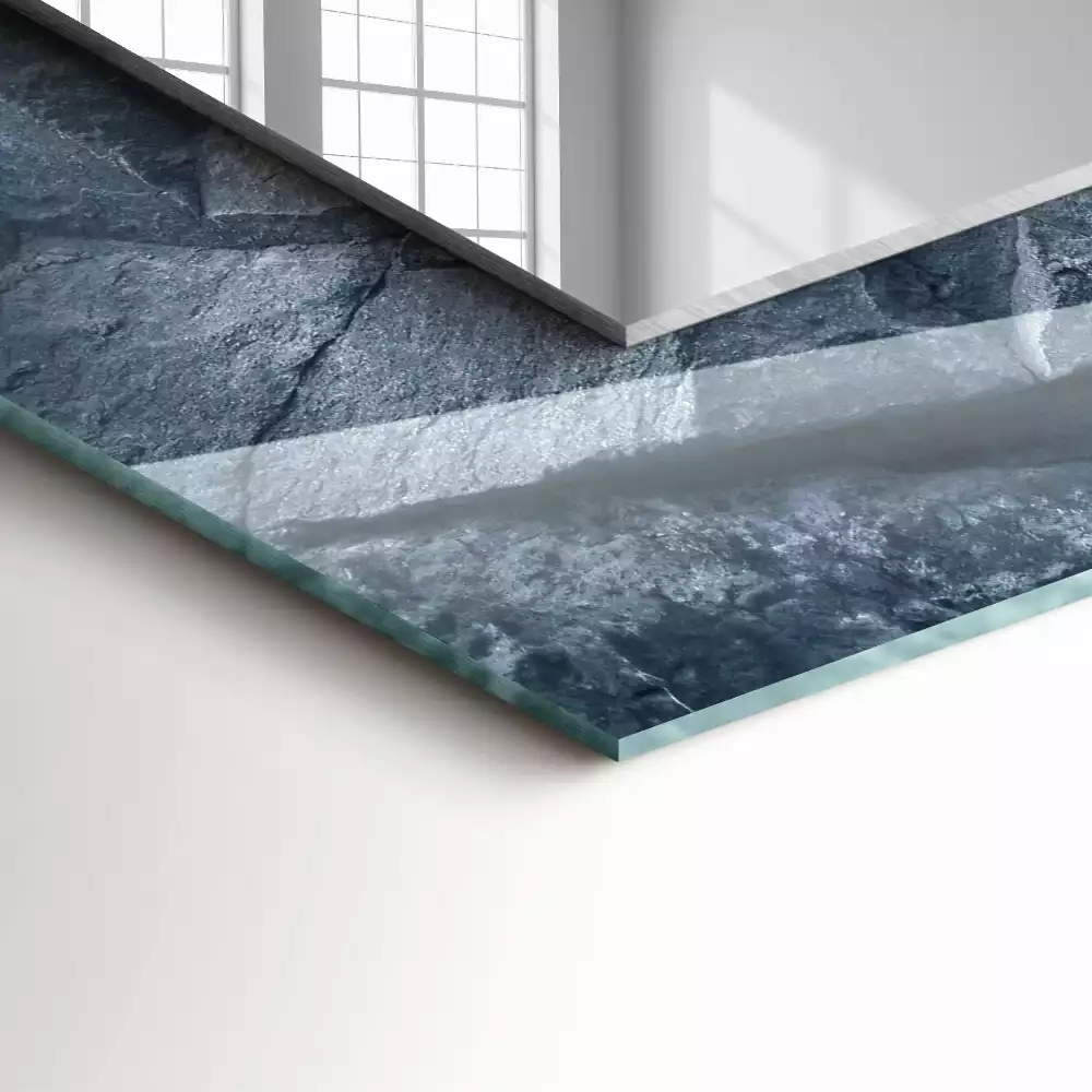 Decorațiuni de perete cu oglinzi Textură piatră stâncă