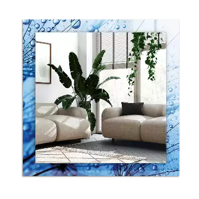 Decorațiuni perete cu oglindă Picături pe păpădii