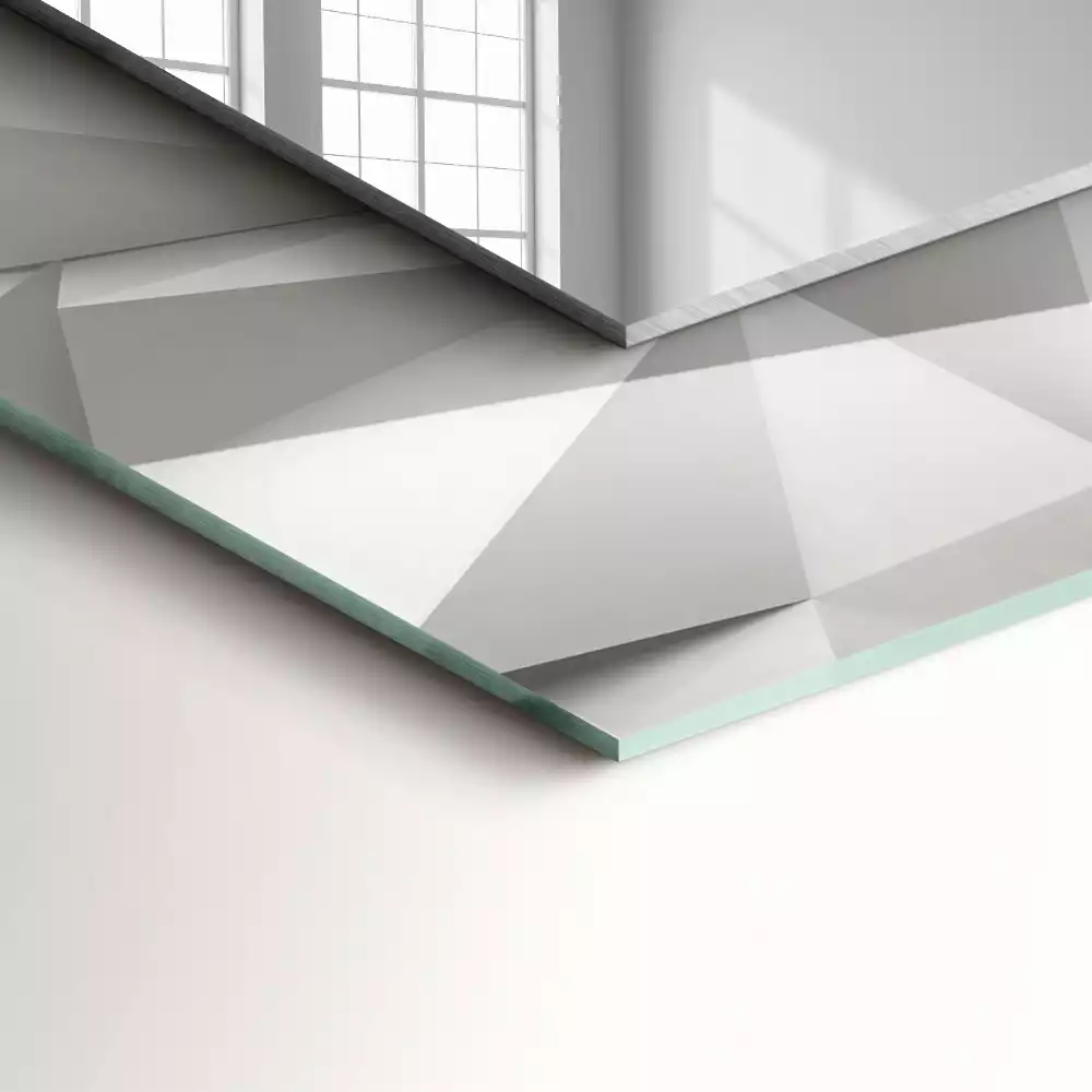 Decorațiuni de perete cu oglinzi Forme geometrice abstracte