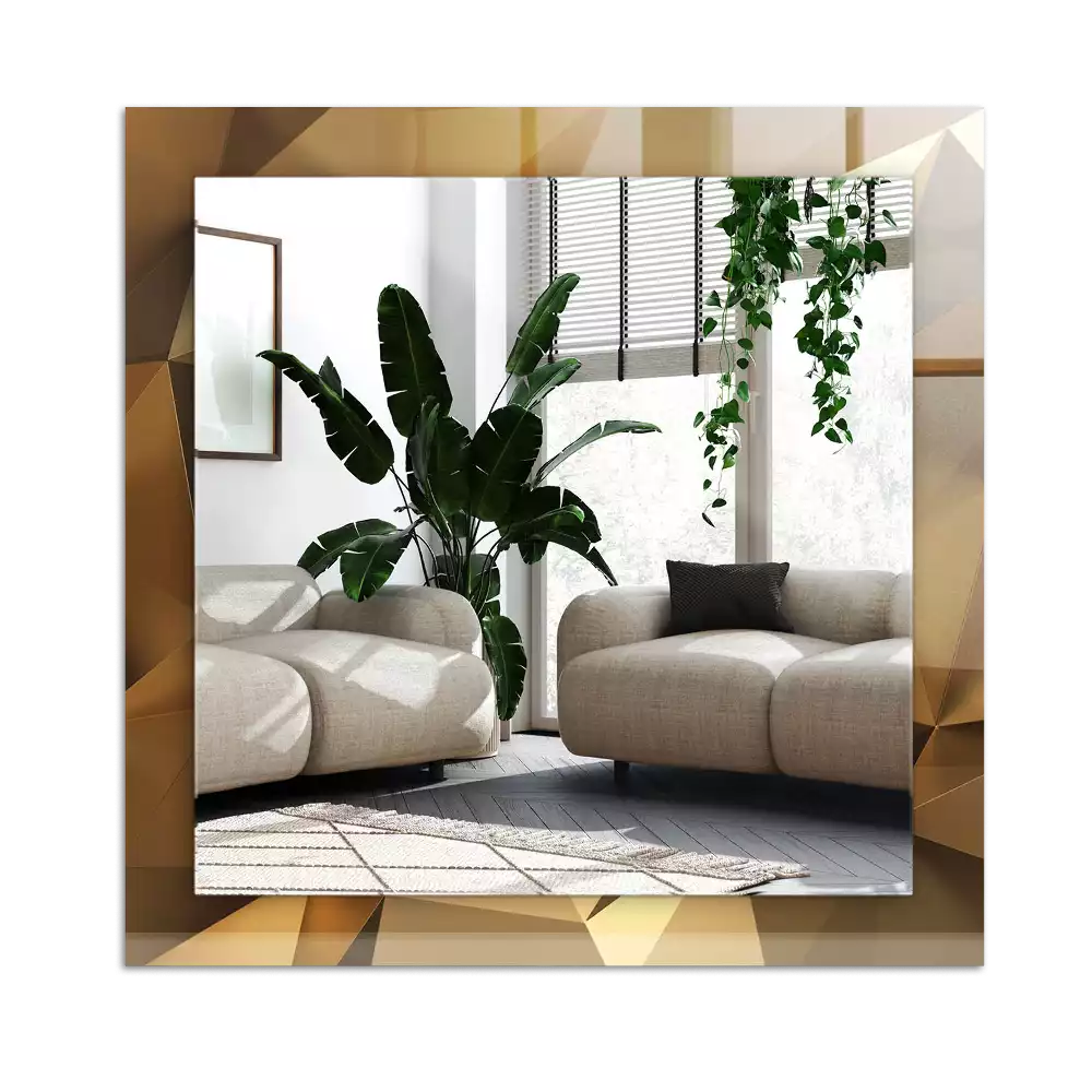 Decorațiuni perete cu oglindă Forme geometrice