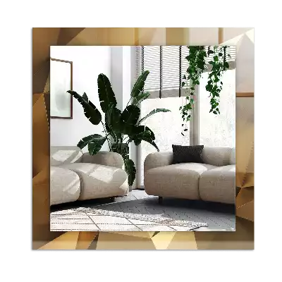 Decorațiuni perete cu oglindă Forme geometrice