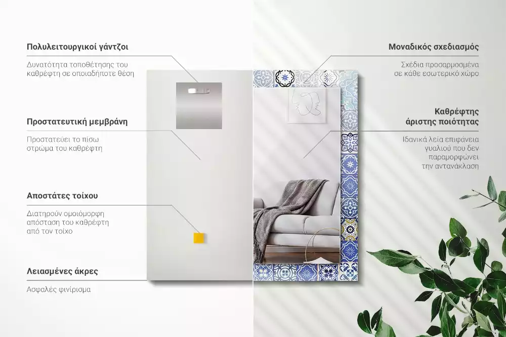 Decorațiuni perete cu oglindă Modele marocane