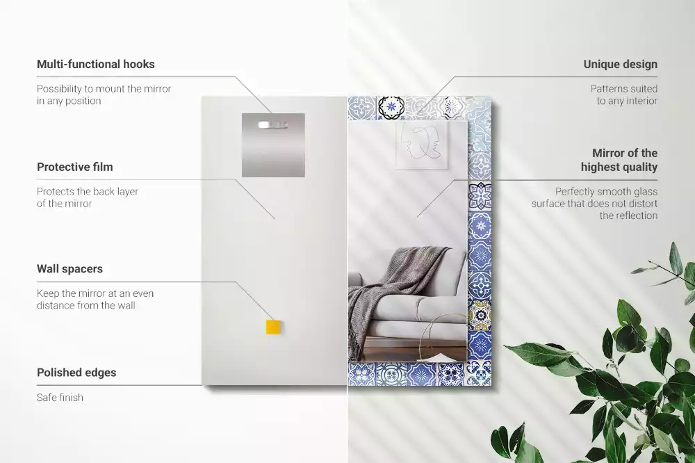 Decorațiuni perete cu oglindă Modele marocane