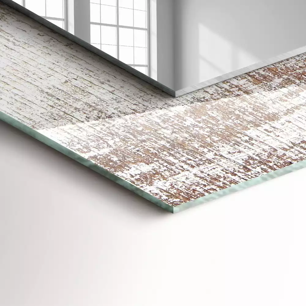 Oglindă imprimată Lemn vechi