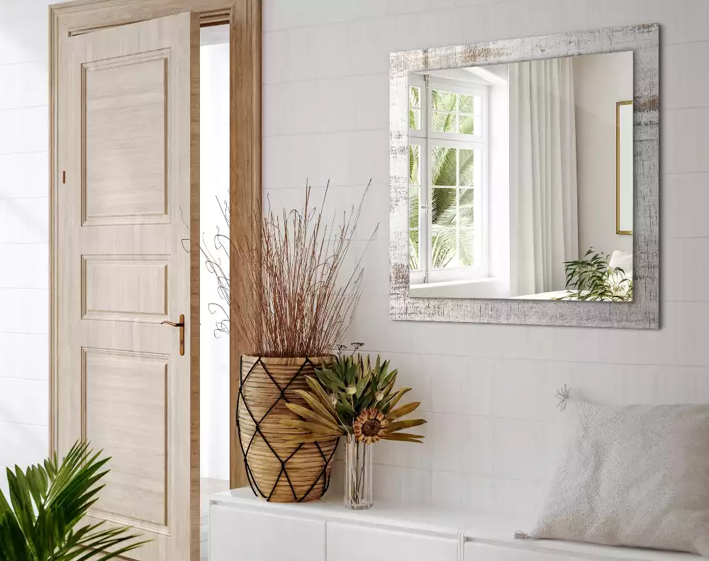 Oglindă imprimată Lemn vechi