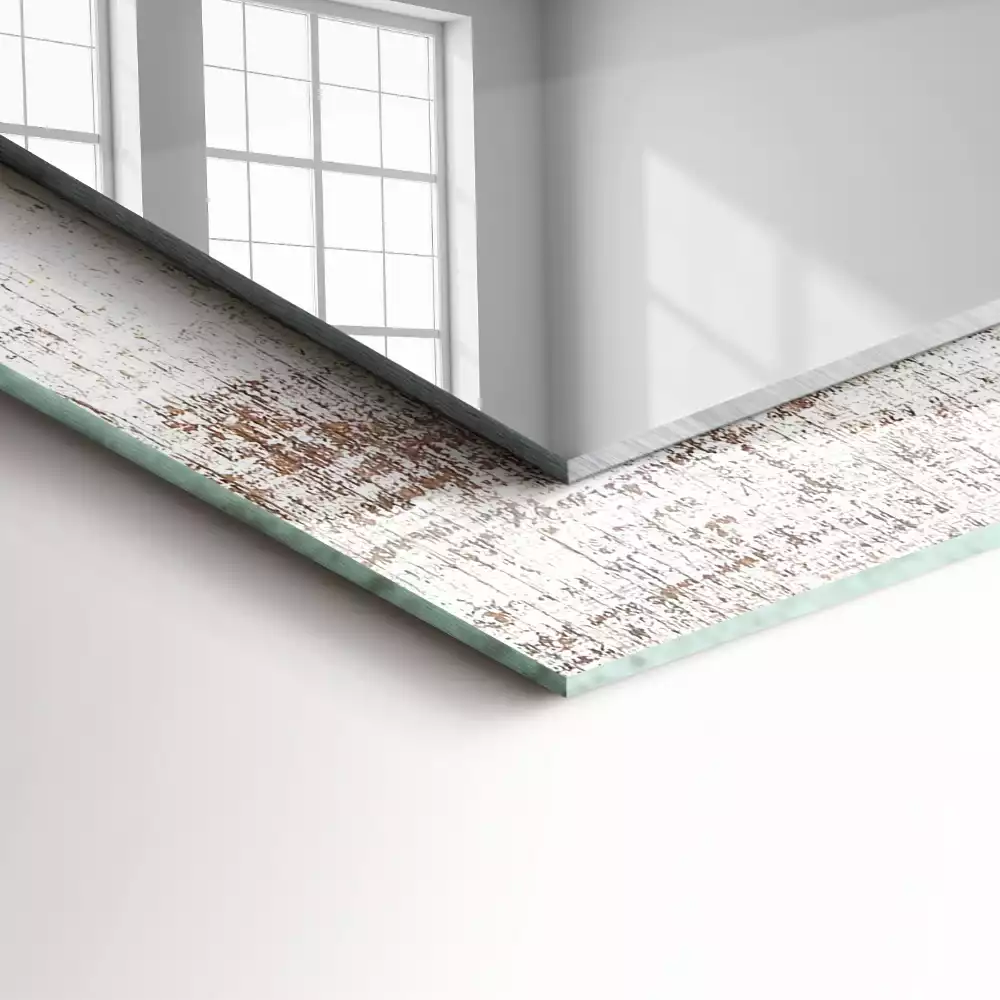 Oglindă imprimată Lemn vechi