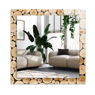 Oglindă imprimată Secțiuni de trunchi de copac