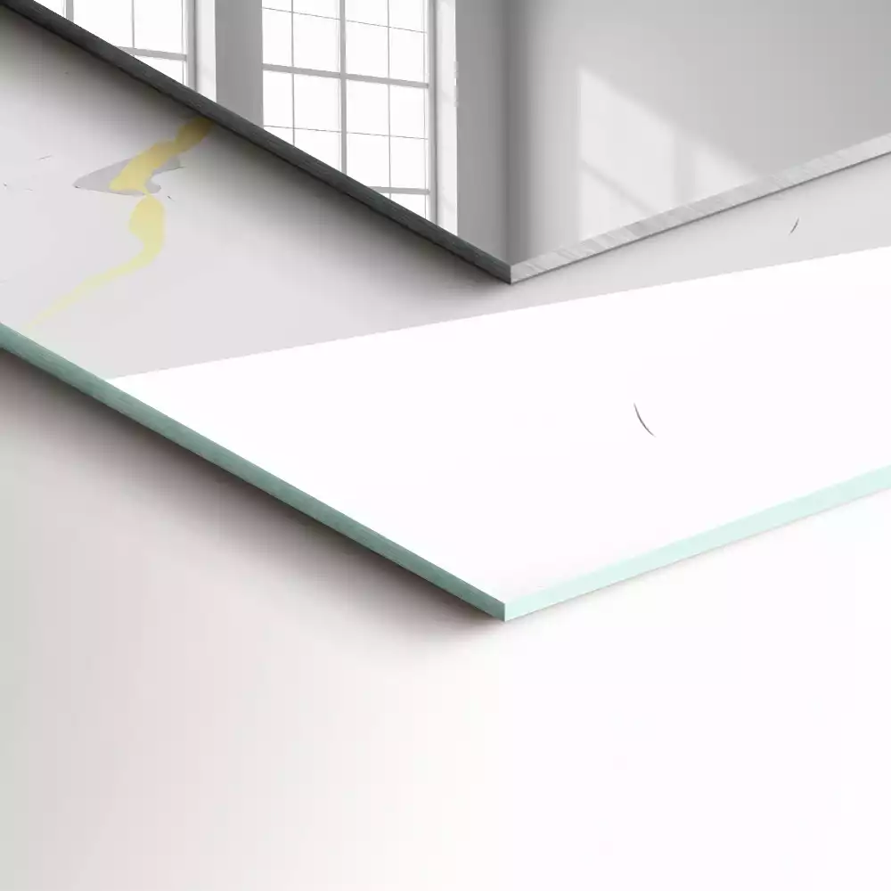 Decorațiuni de perete cu oglinzi Model marmură albă