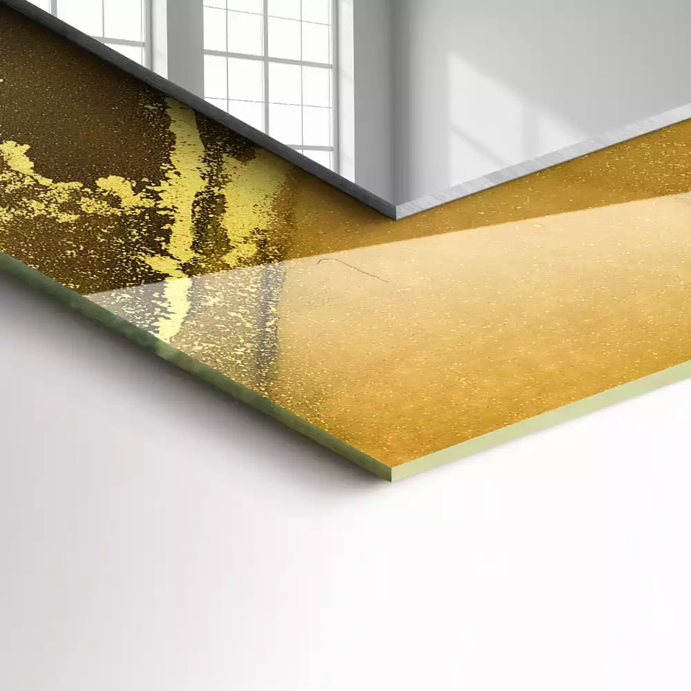 Decorațiuni perete cu oglindă Artă abstractă