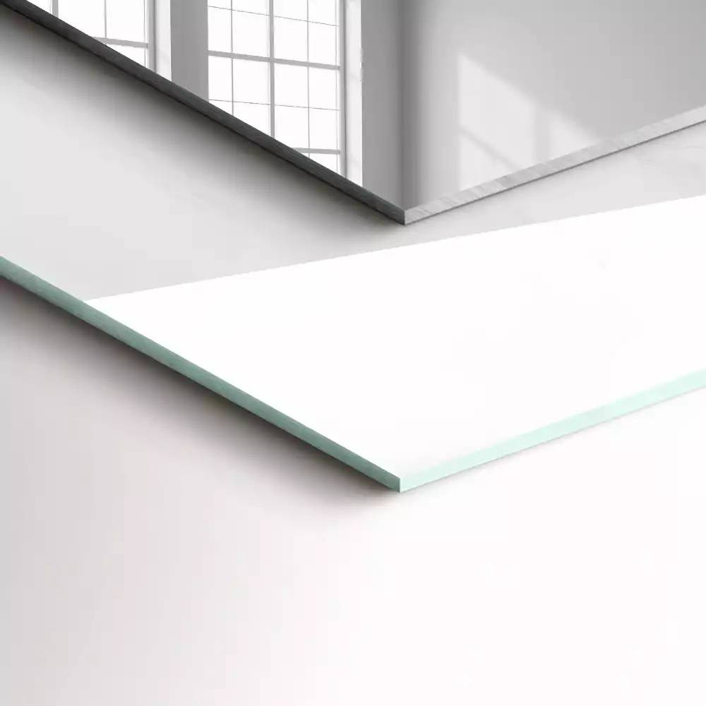 Oglindă imprimată Model marmură albă