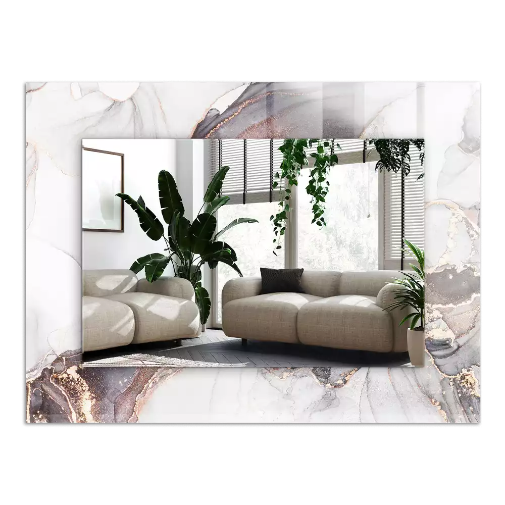Decorațiuni perete cu oglindă Artă abstractă marmură