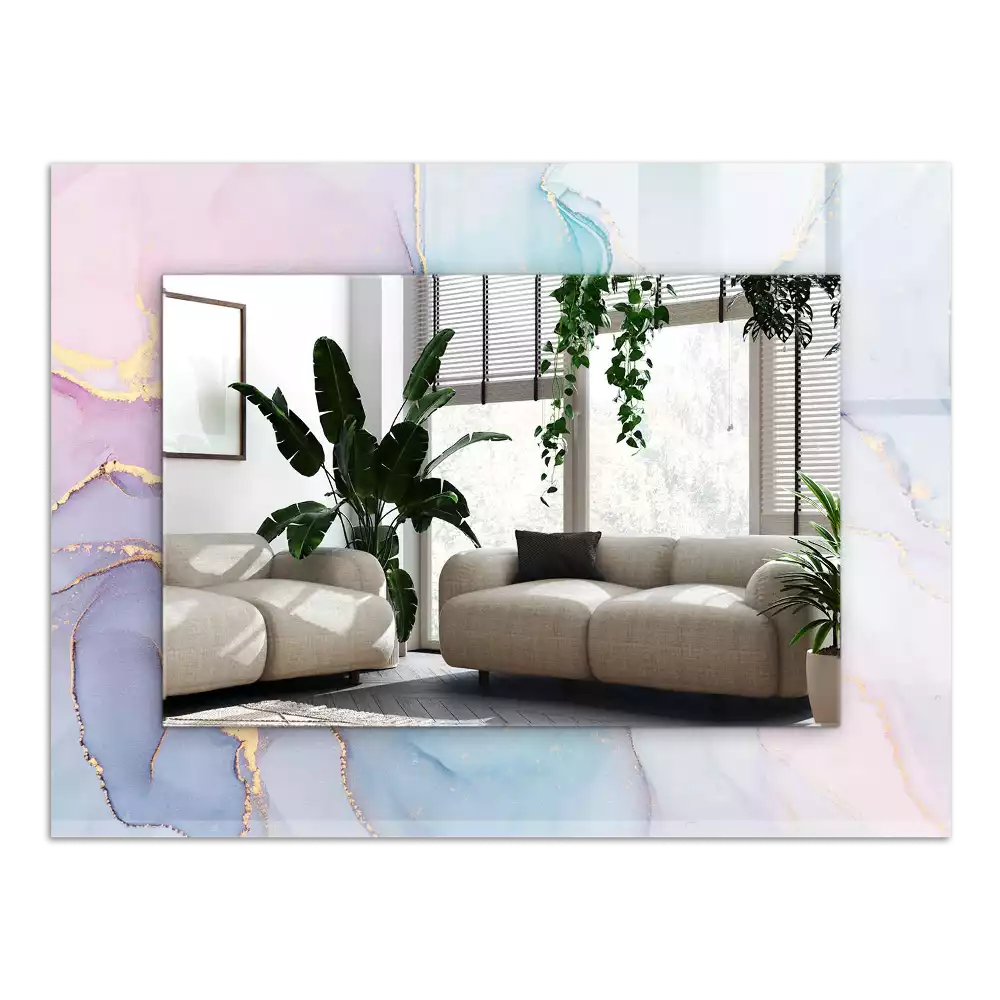 Oglindă imprimată Acuarelă abstractă