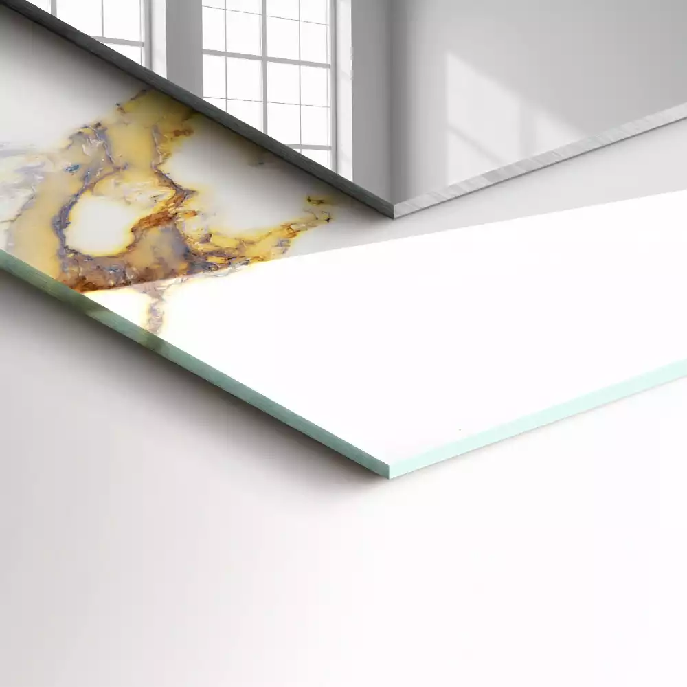 Decorațiuni perete cu oglindă Marmură cu vinișoare