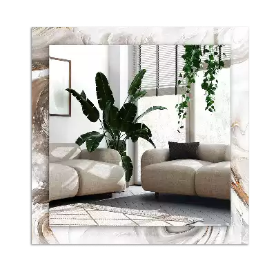 Decorațiuni de perete cu oglinzi Model de marmură abstractă