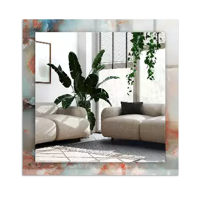 Oglindă imprimată Textură abstractă colorată