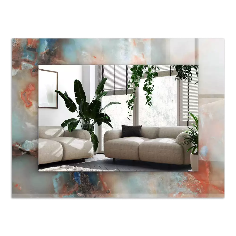 Oglindă imprimată Textură abstractă colorată