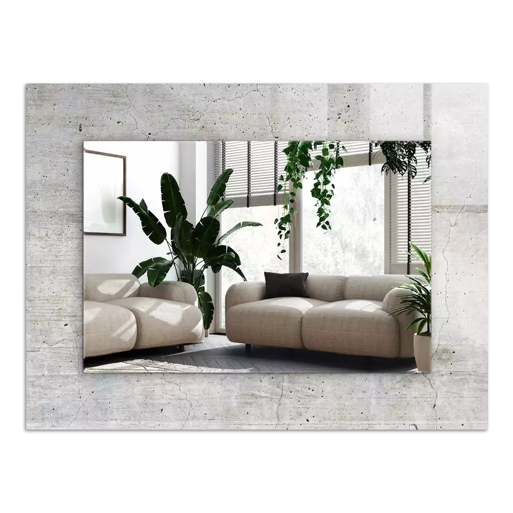 Decorațiuni de perete cu oglinzi Perete de beton crăpat