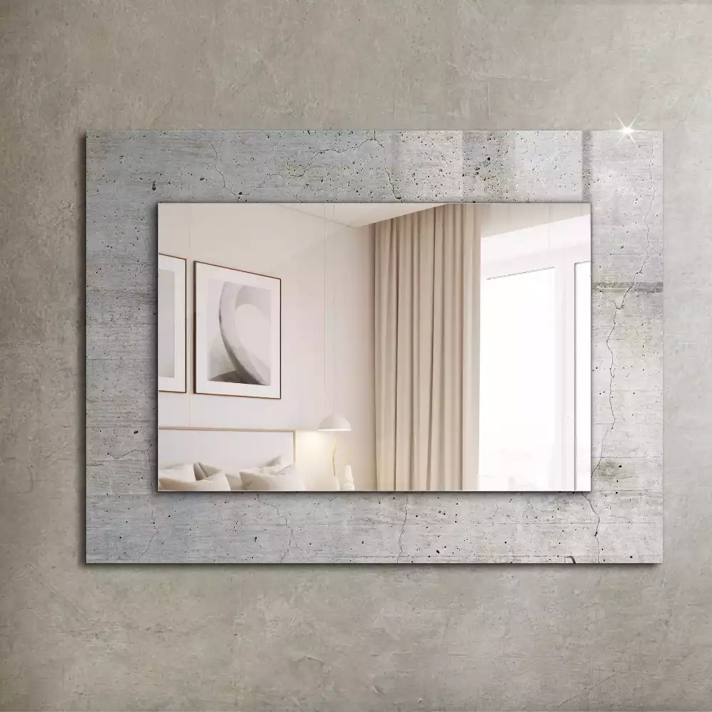 Decorațiuni de perete cu oglinzi Perete de beton crăpat