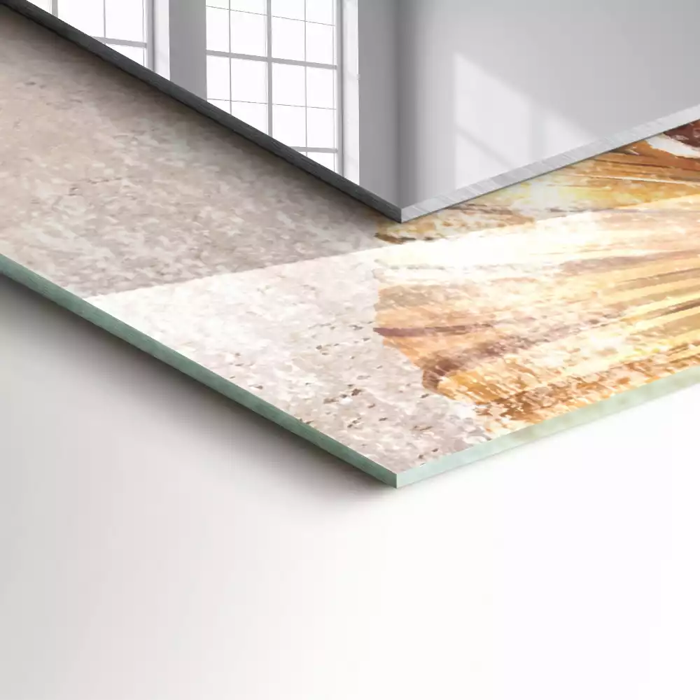 Oglindă imprimată Flori vintage