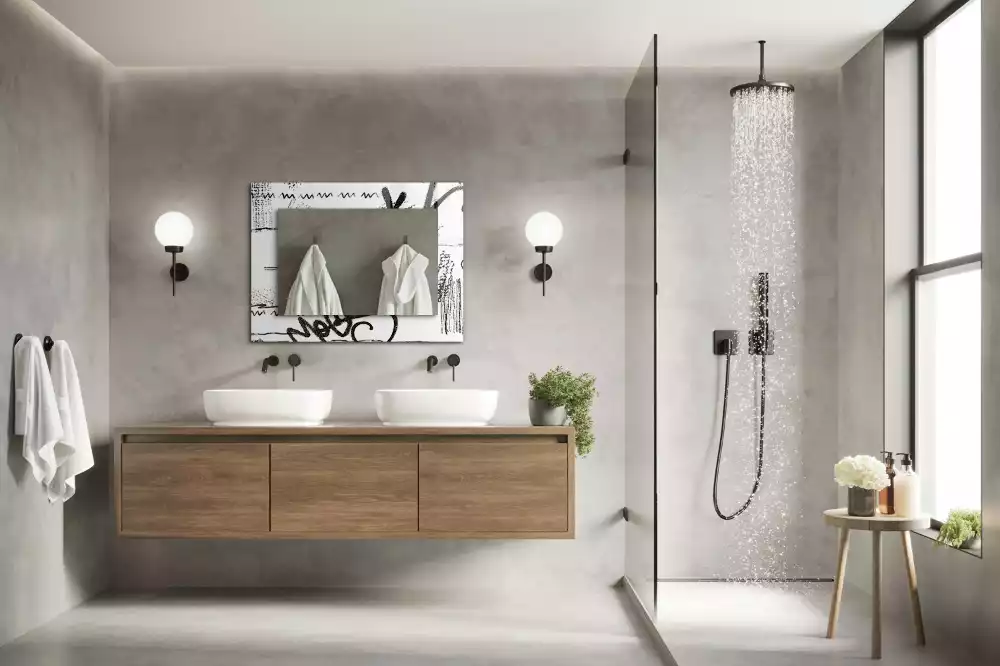 Oglindă imprimată Șabloane moderne abstracte