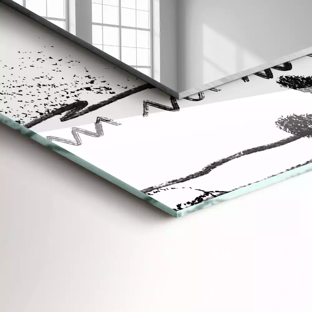 Oglindă imprimată Șabloane moderne abstracte