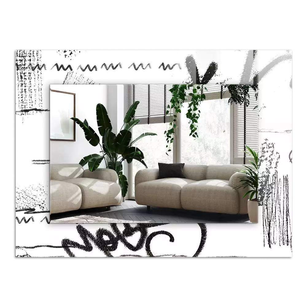 Oglindă imprimată Șabloane moderne abstracte