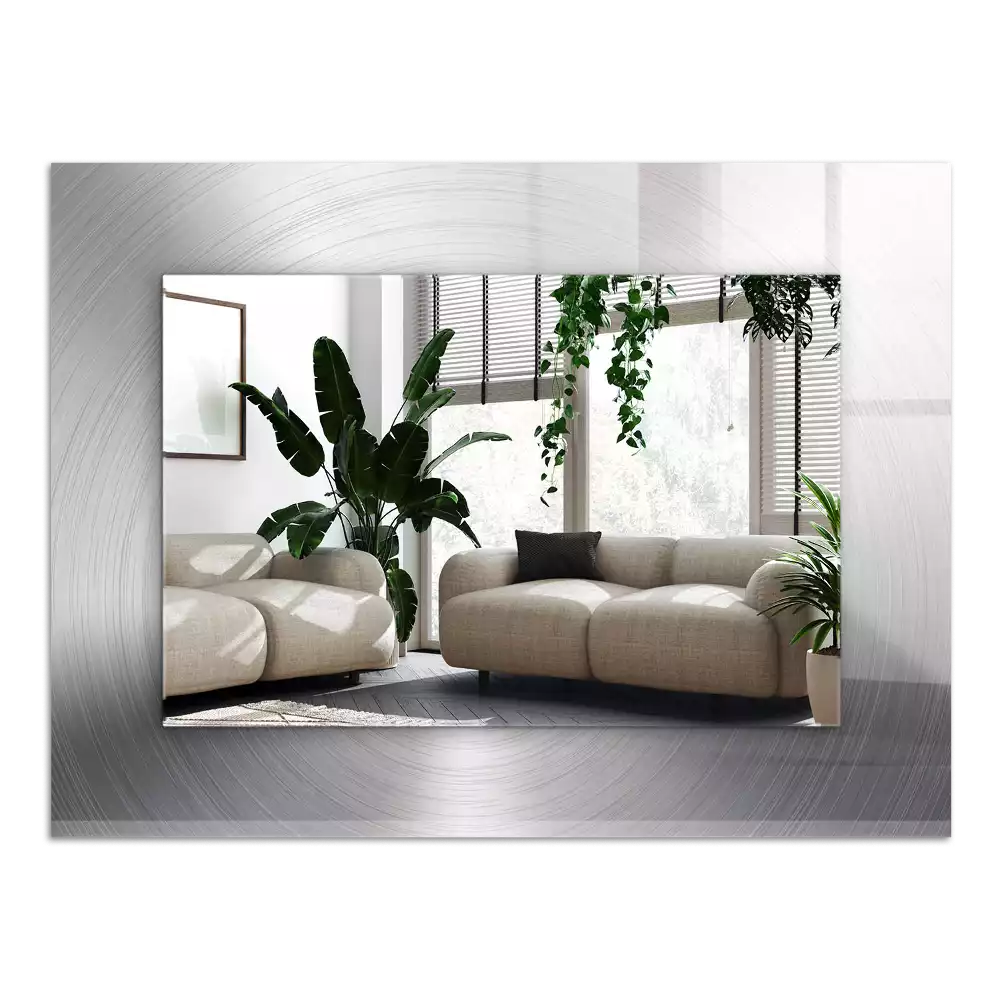 Decorațiuni de perete cu oglinzi Suprafață metalică rotundă