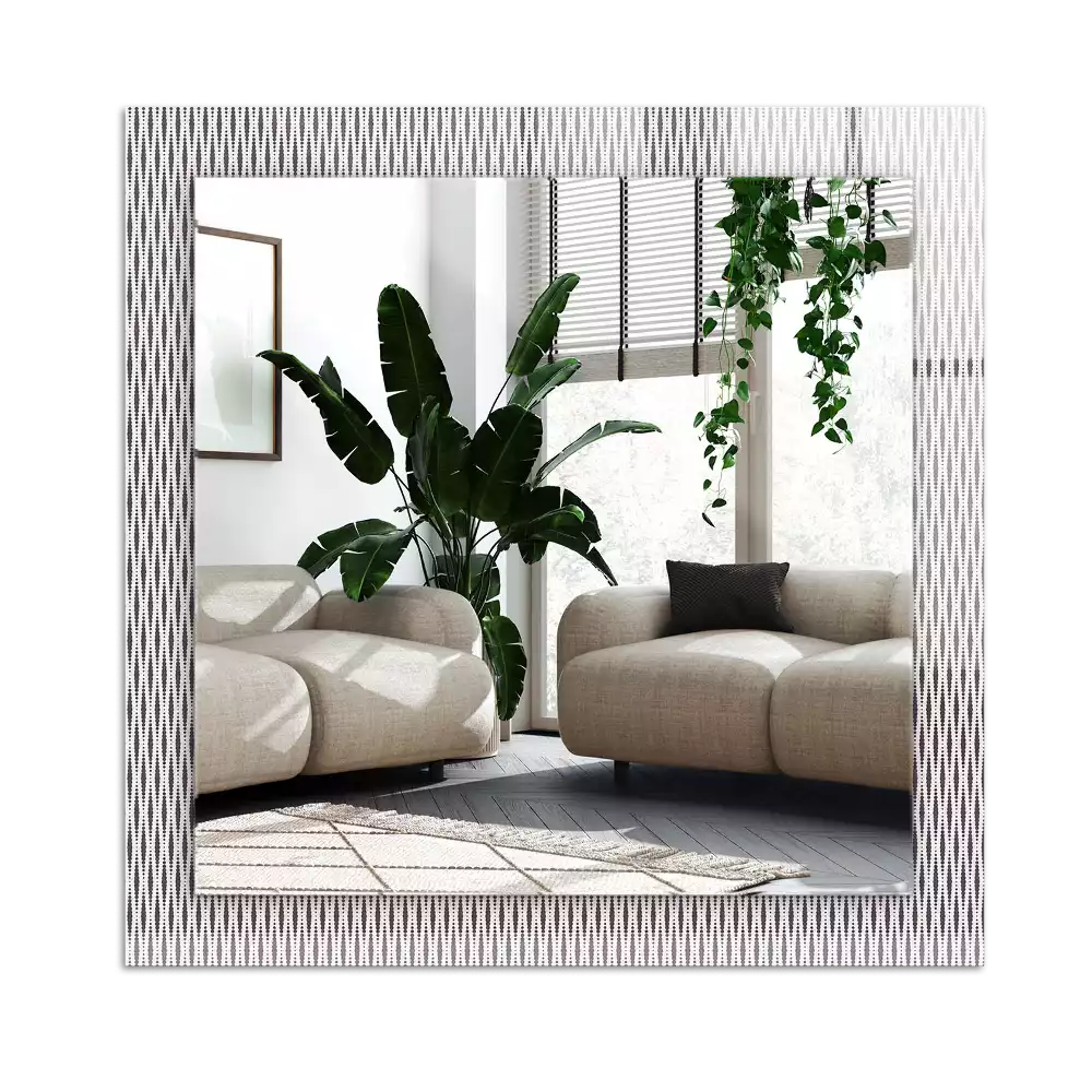 Decorațiuni perete cu oglindă Model țesătură textilă
