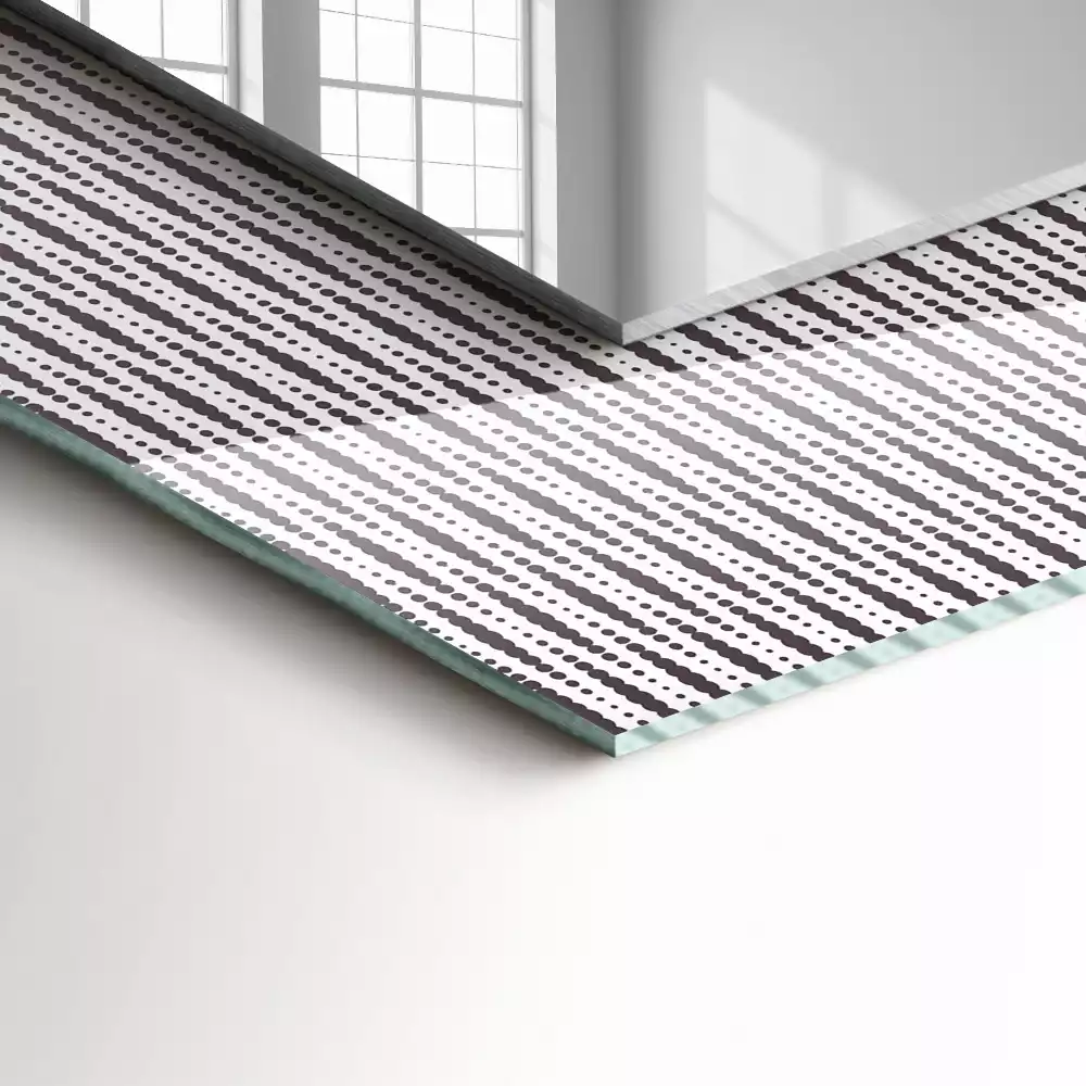 Decorațiuni perete cu oglindă Model țesătură textilă