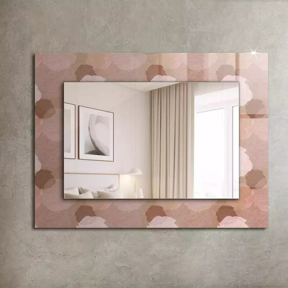 Oglindă imprimată Bujori flori