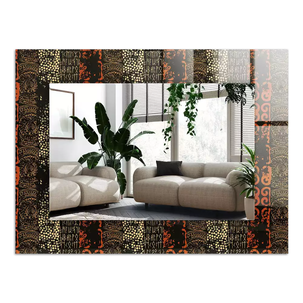 Oglindă imprimată Model etnic ornamental